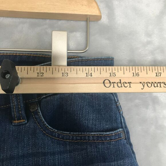 Talbots Flawless Five Pocket Flare Curvy Jean Womens 4 Medium Blue Altered 27" - Picture 9 of 12